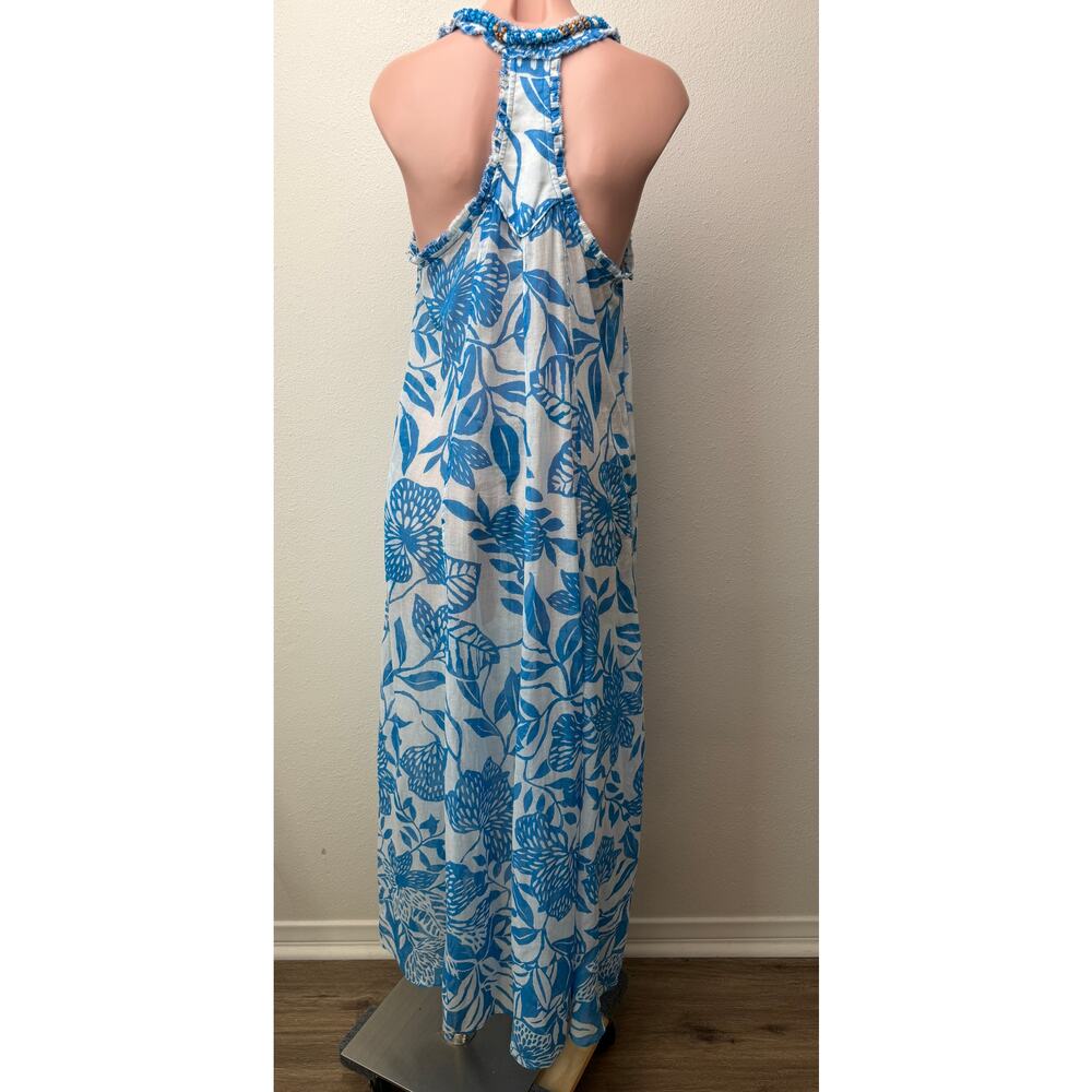 NWT Poupette St Barth Blue Womens S Maxi Dress - Picture 2 of 16